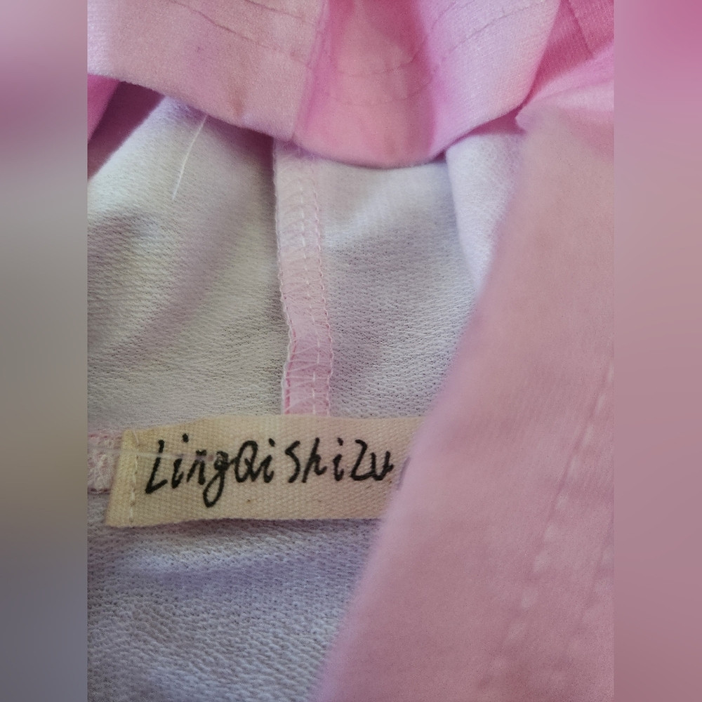 Pink Kid's Amazing Digital Circus Hoodie With Pocket Girls - Picture 7 of 8